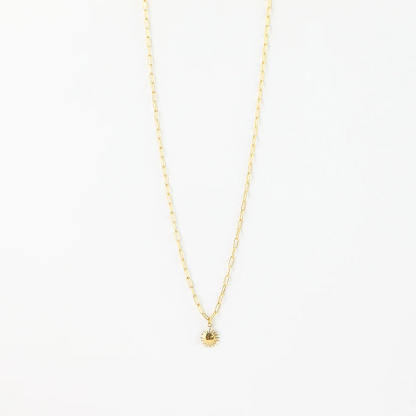 Pineapple Island Sun Charm Necklace