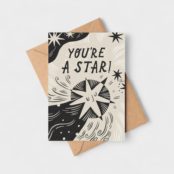Lauren Marina 'You are a star' Greeting Card