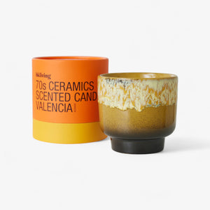 HKLIVING 70s ceramics scented candle - Valencia