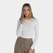 Load image into Gallery viewer, Rhythm Women's Charm Long Sleeve Top - White