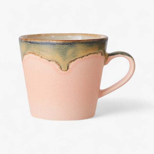 HKLiving 70s ceramics: cappuccino mug - Blossom