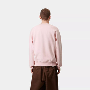 Carhartt Chase Sweatshirt - Air Pink / Gold