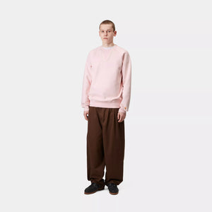 Carhartt Chase Sweatshirt - Air Pink / Gold