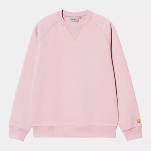 Carhartt Chase Sweatshirt - Air Pink / Gold