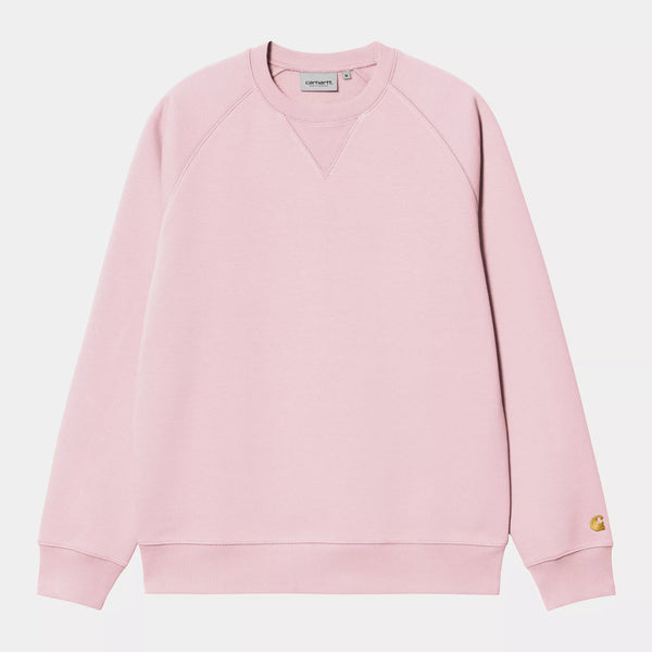 Carhartt Chase Sweatshirt - Air Pink / Gold