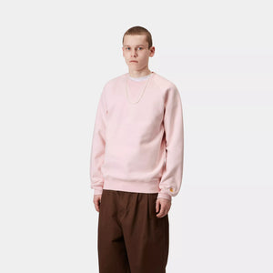 Carhartt Chase Sweatshirt - Air Pink / Gold