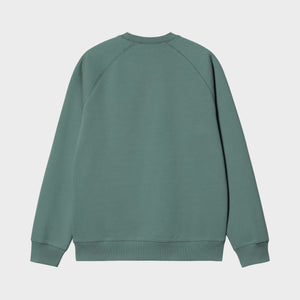 Carhartt Chase Sweatshirt - Silver Pine / Gold
