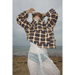 Load image into Gallery viewer, Damson Madder Ellis Borg Half Zip Fleece - Multi