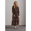 Load image into Gallery viewer, Damson Madder Ruby Shirred Midi Dress - Floral