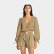Load image into Gallery viewer, Rhythm Women's Desi Blouson Top - Sage