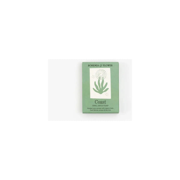 Bohemia & Flower Coast Bar Soap - Organic Seaweed & Tea Tree