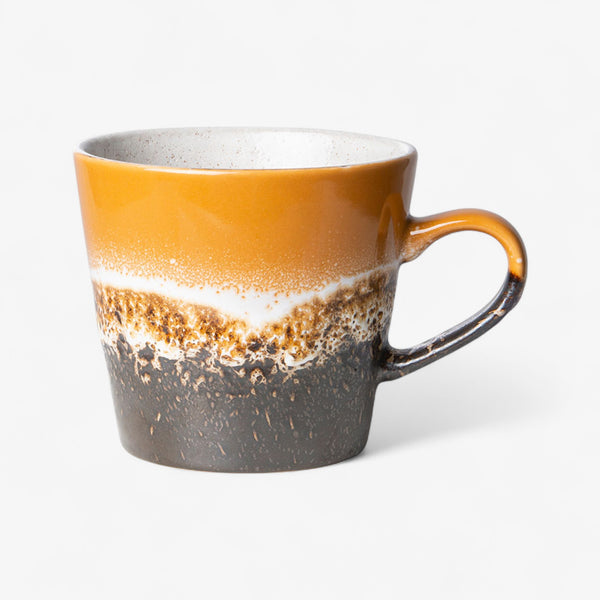 HKLiving 70s ceramics: cappuccino mug - fire