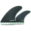 Load image into Gallery viewer, Futures Blackstix Twin Fin + 1 Pivot Template Surfboard Fins - Frost
