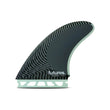 Load image into Gallery viewer, Futures Blackstix Twin Fin + 1 Pivot Template Surfboard Fins - Frost