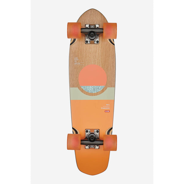 Globe Blazer 26" Cruiser Skateboard - White Oak / Concrete