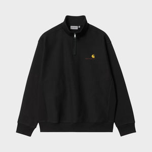 Carhartt Half Zip American Script Sweatshirt - Black