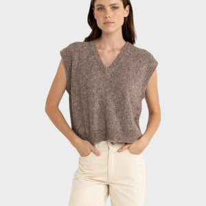 Rhythm Women's Quinn Knit Vest - Oatmeal