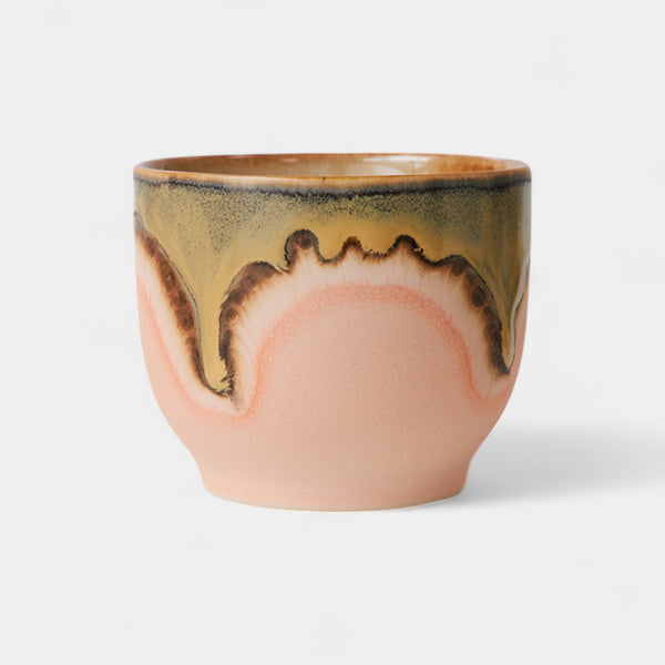 HKLiving 70s ceramics Café Cup - blossom
