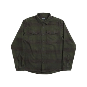Patagonia Organic Cotton Fjord Flannel LS Shirt - Cascade : Basin Green