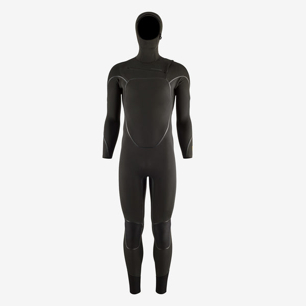 Patagonia R3® Yulex® Front-Zip Hooded Full Wetsuit - Black