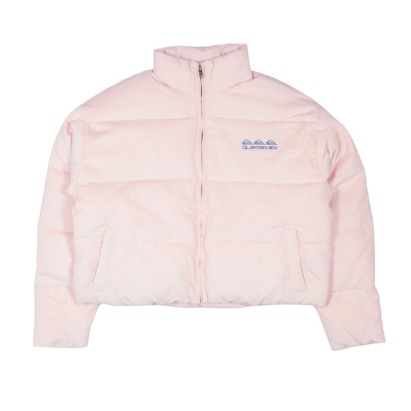 Quiksilver Women's Corduroy Cropped Jacket - Light Pink