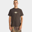 Load image into Gallery viewer, Rhythm Flame Printed Vintage T-shirt - Black