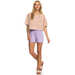 Load image into Gallery viewer, Roxy Power Check Tee - Snow White Sol Power