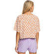 Load image into Gallery viewer, Roxy Power Check Tee - Snow White Sol Power