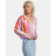 Load image into Gallery viewer, RVCA Jessie Brown Cardigan - Lavender