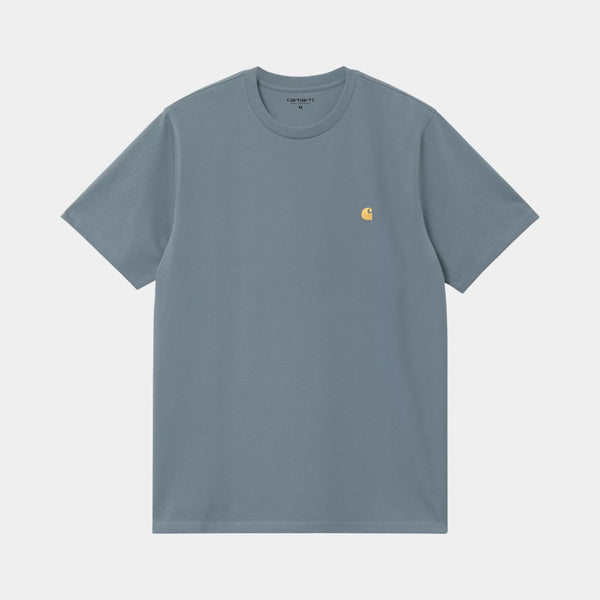 Carhartt Short Sleeve Chase T-Shirt - Angelite / Gold