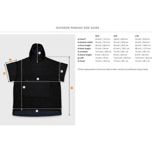 Voited Outdoor Poncho - Confetti