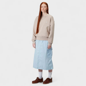 Carhartt W's Casey Sweatshirt -  Dusky Beige / Silver