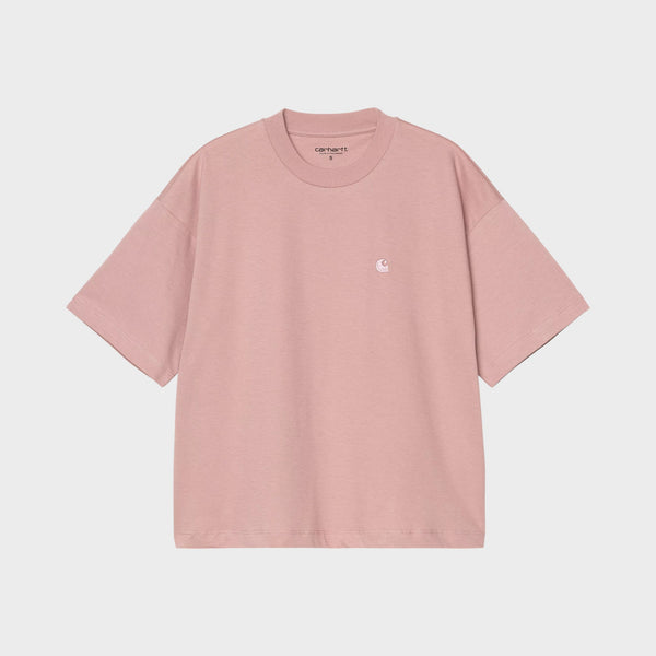 Carhartt W's Short Sleeve Chester T-shirt - Glassy Pink