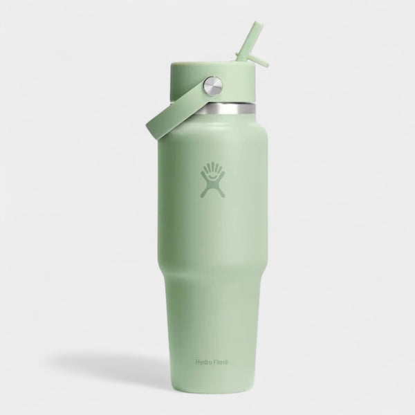 HYDRO FLASK 32 OZ WIDE FLEX STRAW TRAVEL BOTTLE - ALOE