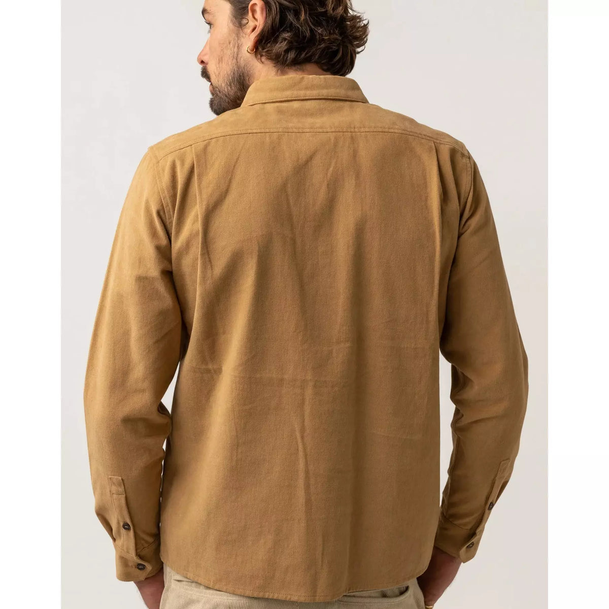 Rhythm Brushed Twill LS Shirt - Tan