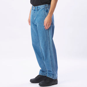 Obey Hardwork Carpenter Denim Pants - Light Indigo
