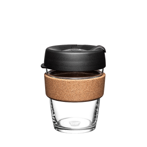 KeepCup Cork Brew 12oz Coffee Cup - Black