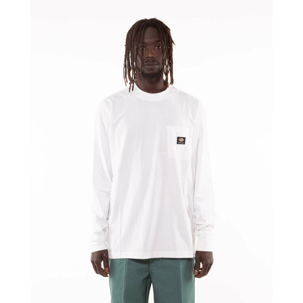 Dickies Mount Vista Long Sleeve T-Shirt - White