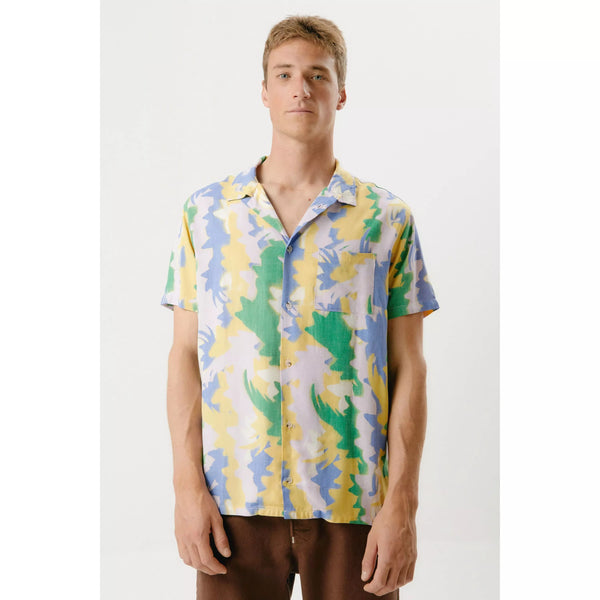 Pukas City Collage Shirt - Lilac Blue