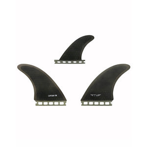 Captain Fin 'Tyler Warren' Surfboard Twin Fins + Trailer (Futures) - Black Honeycomb