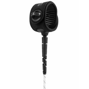 FCS 'Freedom Helix' ALL ROUND Longboard Ankle Surf Leash 9' - Natural / Black