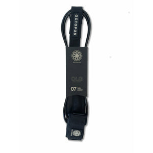 Octopus 'OLG' Surfboard Leash 7' - Black