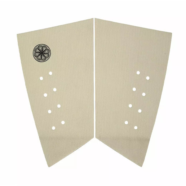 Octopus Swallow Corduroy Grip™ Surfboard Tailpad - Cream