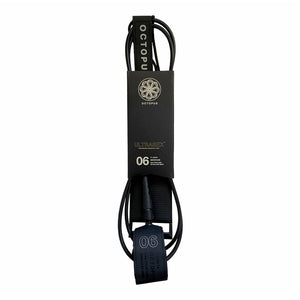 Octopus ULTRASEX™ Medium Surfboard Leash 6' - Black