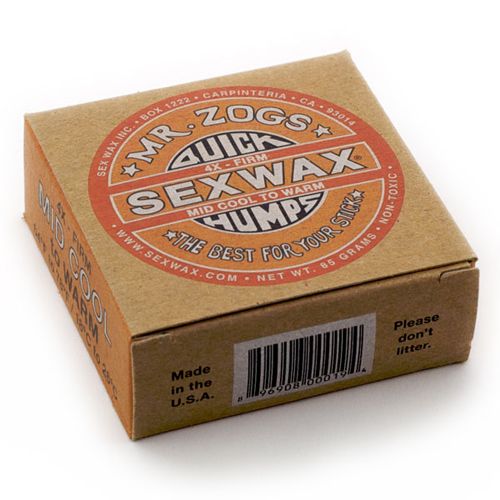 Sexwax Surf Wax - Mid Cool to Warm - Orange