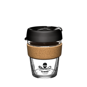 KeepCup Cork Brew 12oz Coffee Cup - Sea Shepherd