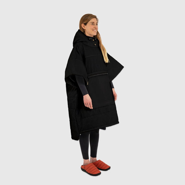 Voited Outdoor Poncho - Black