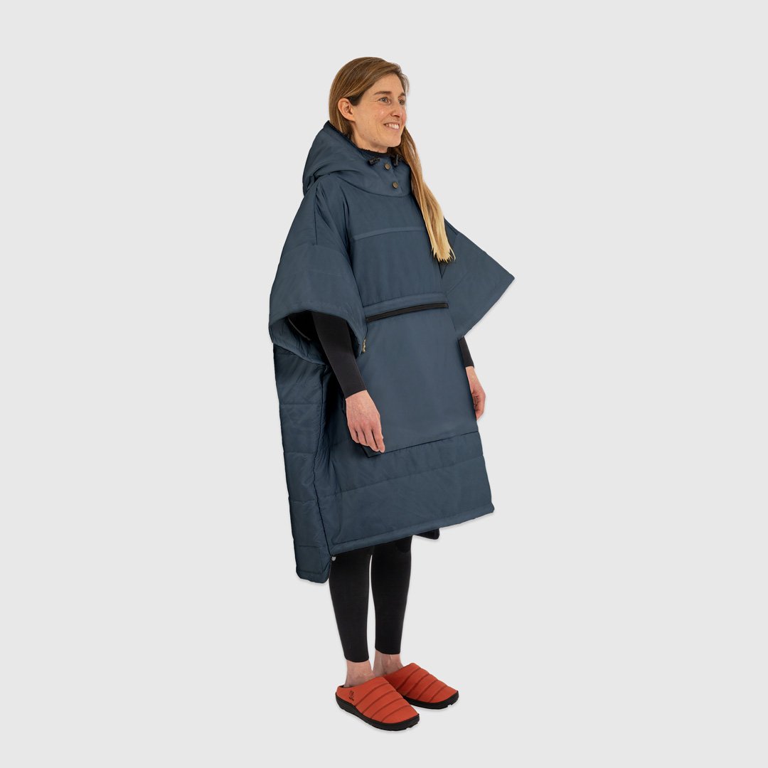 Voited Outdoor Poncho - Marsh Grey – Hiatus Store