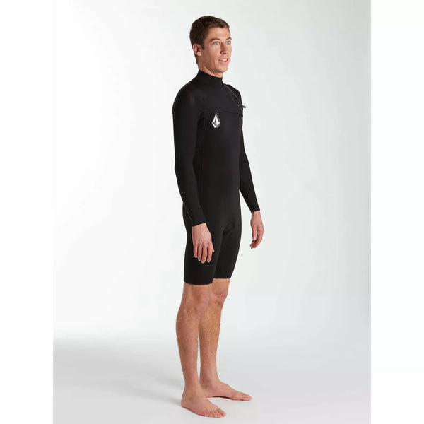 Volcom 'Modulator' Long Sleeve Chest Zip Spring Wetsuit 2/2mm