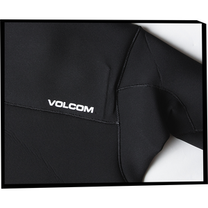 Volcom 'Modulator' Premium Hooded Chest Zip Wetsuit 4/3mm - Black